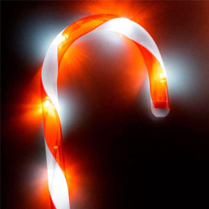 Pack of 8 - Tall Outdoor Christmas Candy Cane Lights