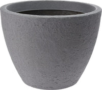 Grey Stone Effect Plastic Plant Pot Planter