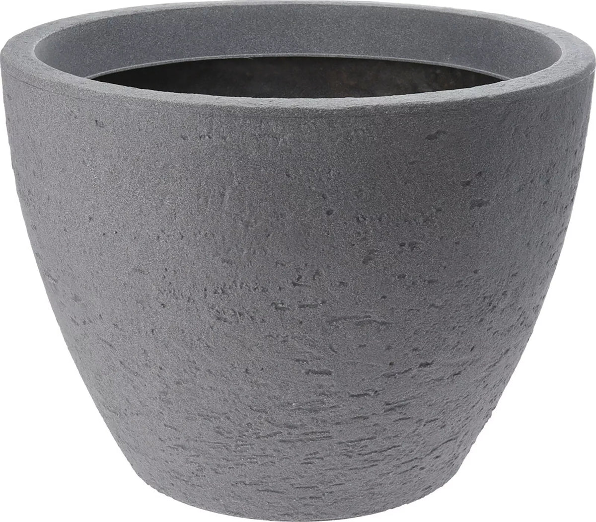 Grey Stone Effect Plastic Plant Pot Planter