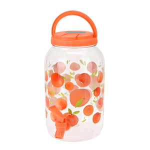 Peach Patterned Drinks Dispenser