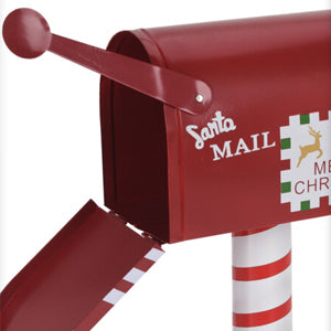 Red Santa Mailbox for Kids Children’s Cards & Letters to the North Pole