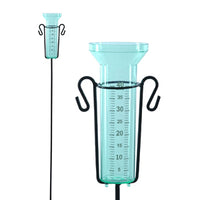 Plastic Ground Rain Gauge Meter with Holder Water Level Rainfall