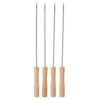 Stainless Steel BBQ Skewers Set of 4