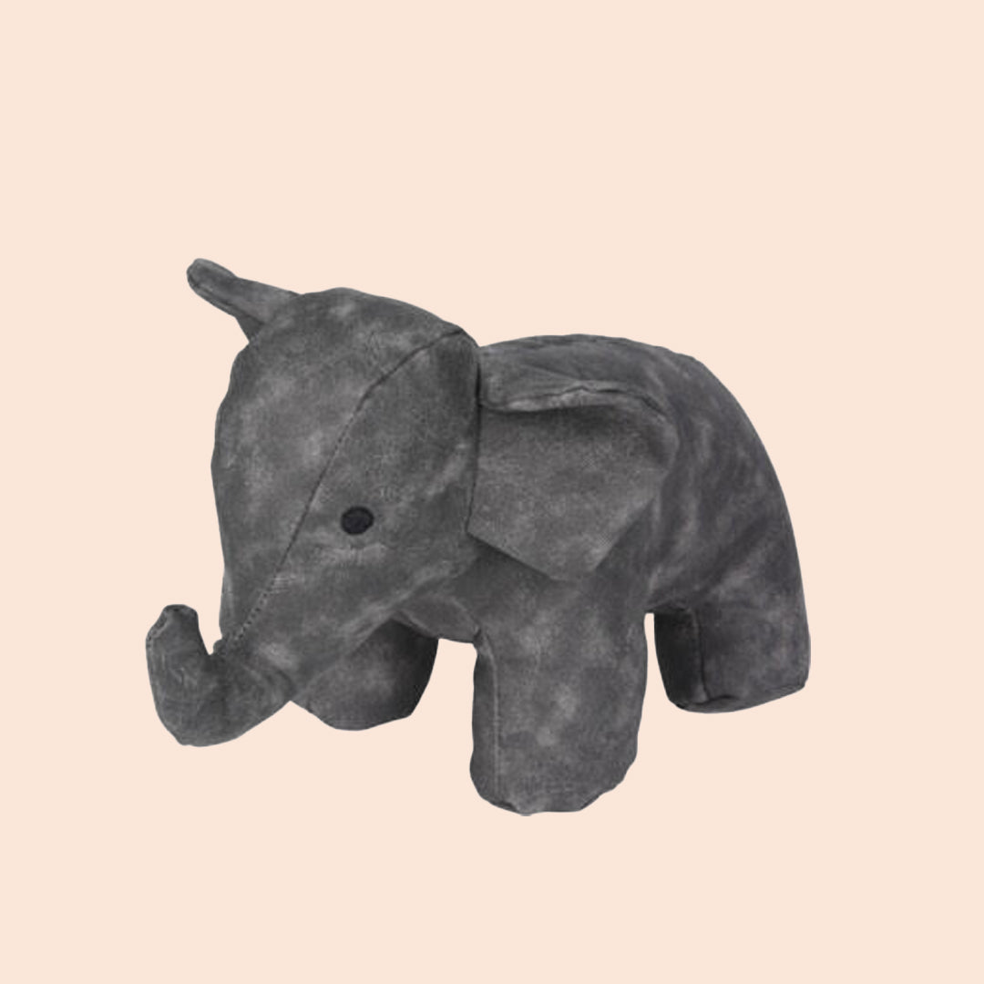 Dark Grey Elephant Door Stop