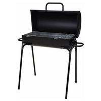 Oil Drum Charcoal Barbecue with Lid