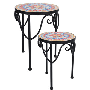 Mosaic Nesting Tables