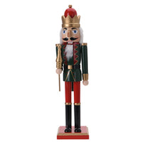 Set of 2 Christmas Wooden Nutcracker Classic Decoration