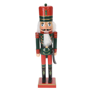 Set of 2 Wooden Nutcracker Ornament Decoration