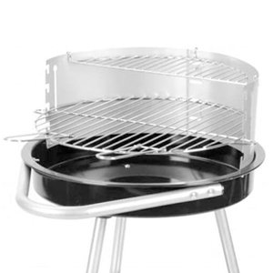 Large Round Charcoal Barbecue with Wheels