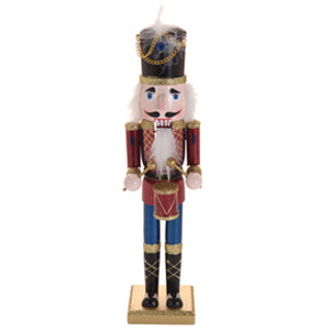 Set of 3 - 50cm Tall Christmas Wooden Nutcracker Decoration