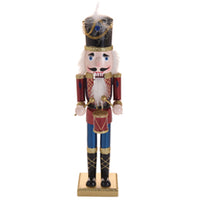 Set of 3 - 50cm Tall Christmas Wooden Nutcracker Decoration