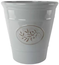 Olive Emblem Round Plant Pot