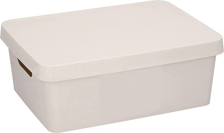 11 Litre Cream Storage Box with Lid