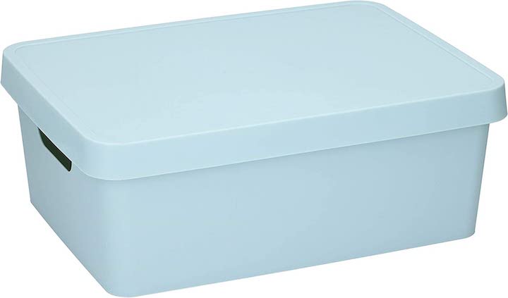 11 Litre Green Storage Box with Lid