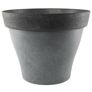 Grey Round Plant Pot