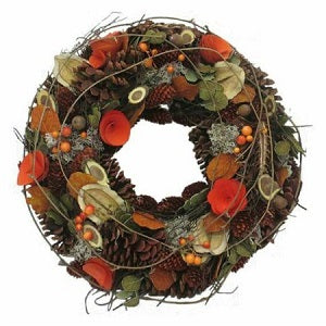 Festive Artificial Christmas Wreath Ring