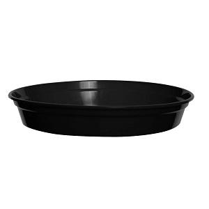 Heavy Duty Black Saucer