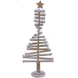 Wooden Christmas Tree with Adjustable Branches