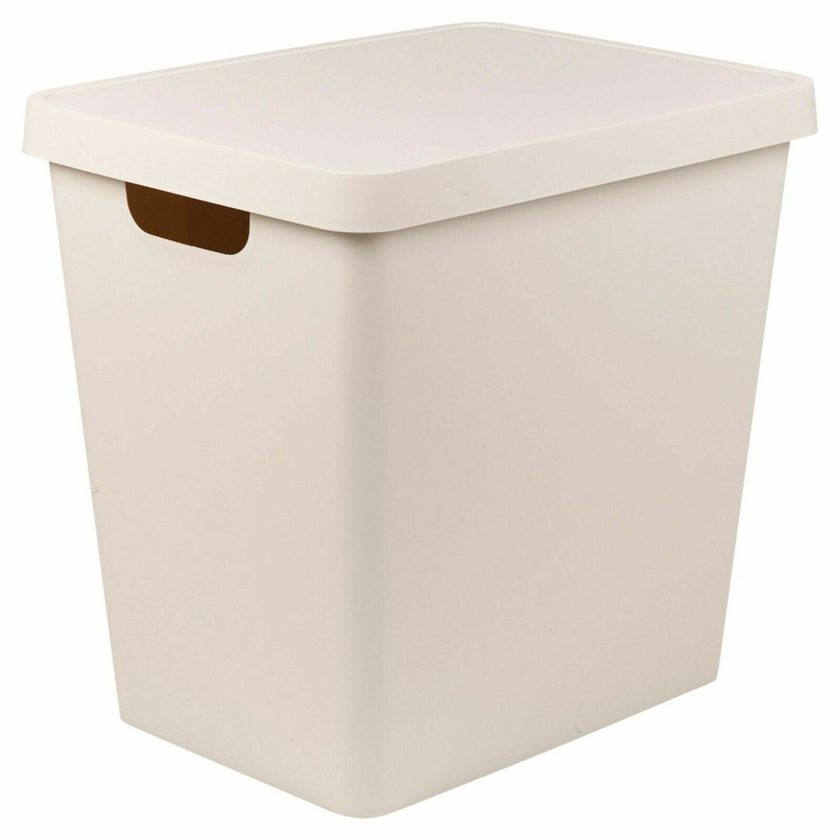 26 Litre Cream Storage Box with Lid