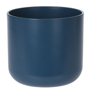 Dark Blue Ceramic Plant Pot