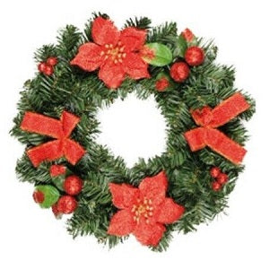 Festive Artificial Christmas Wreath Ring