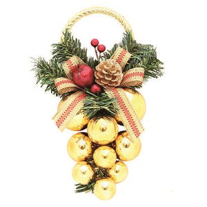 Hanging Christmas Tree Decoration - Pack of 5