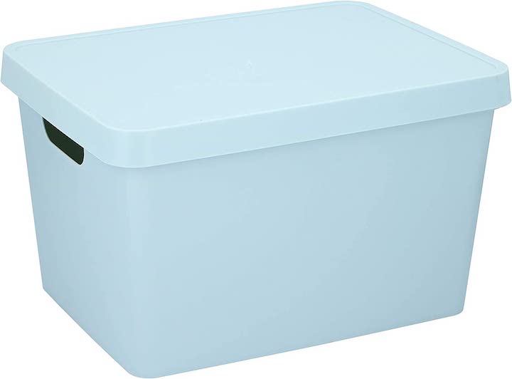 17 Litre Green Storage Box with Lid