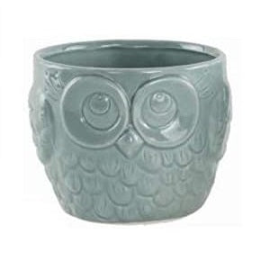 Ceramic Owl Plant Pot - Set of 2