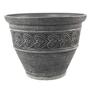 Grey Stone Look Plant Pot