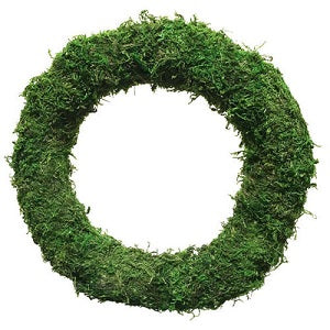 10" Padded Moss Effect Wreath Ring