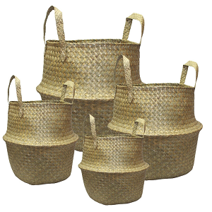 Seagrass Belly Baskets