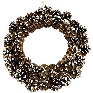 Pine Cone Natural Christmas Wreath