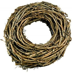 Grapewood Natural Christmas Wreath