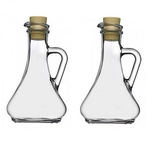 Set of 2 260ml Oil and Vinegar Bottles