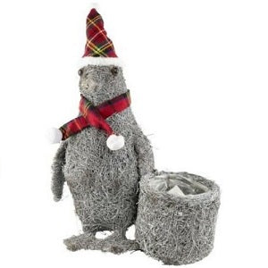 Wicker Penguin Pot