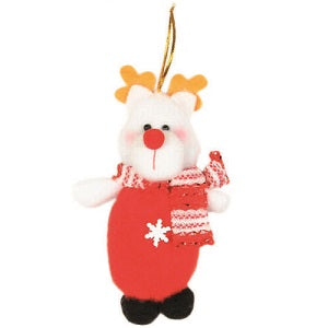 Hanging Christmas Tree Decoration - Pack of 5