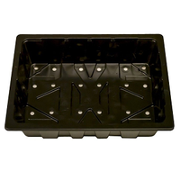 Pack of 2 Seed Propagator Tray With Lid and Cavity Inserts