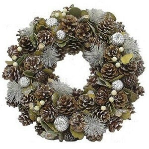 Festive Artificial Christmas Wreath Ring