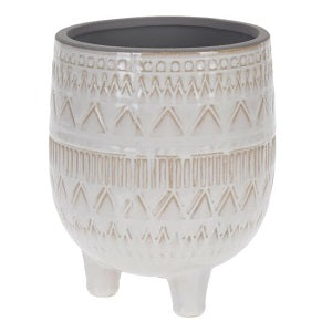 Ceramic Plant Pot with Legs