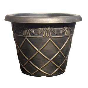 29 Litre Black Bronze Plant Pot